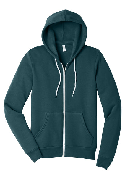 BELLA+CANVAS® Unisex Sponge Fleece Full-Zip Hoodie
