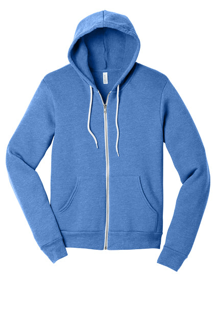BELLA+CANVAS® Unisex Sponge Fleece Full-Zip Hoodie