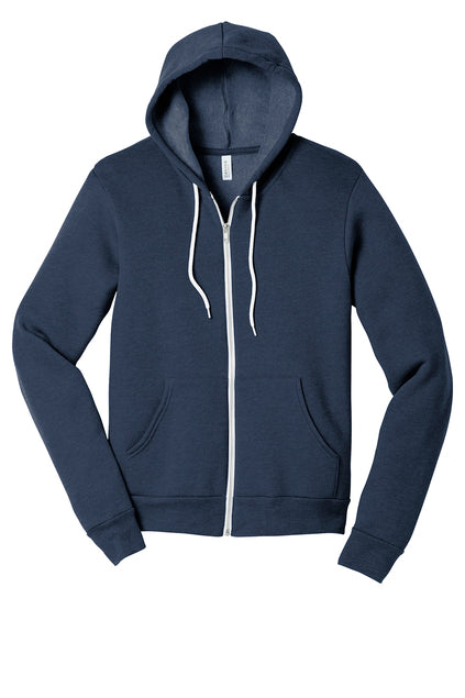 BELLA+CANVAS® Unisex Sponge Fleece Full-Zip Hoodie