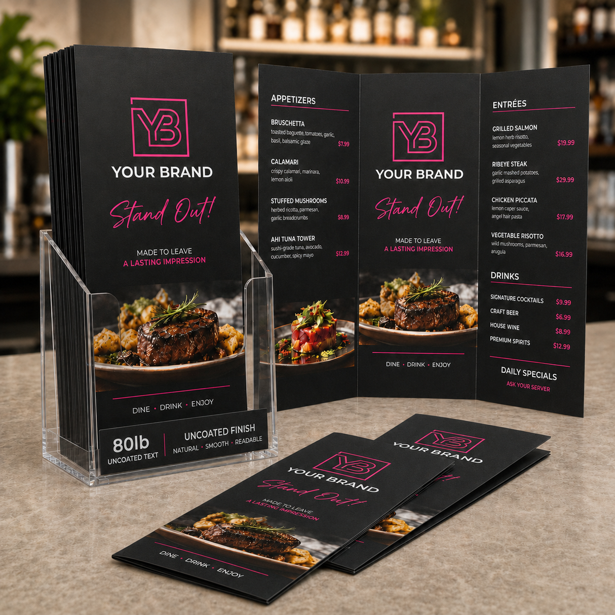 Brochures 80lb Uncoated - Environmentally Friendly