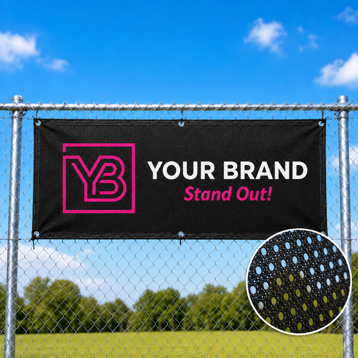 Mesh Banner 8oz Polyester Mesh