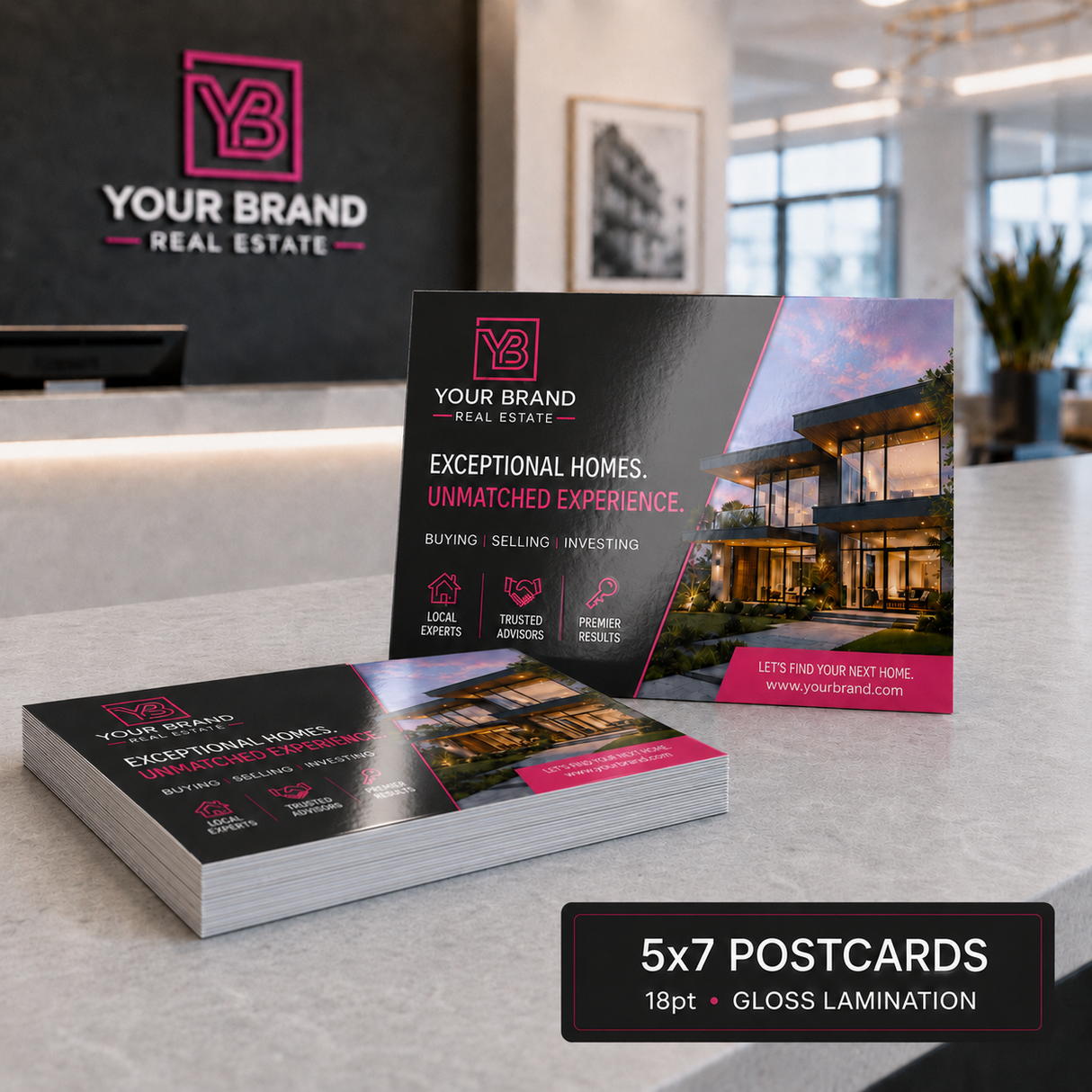 Postcards 18PT Gloss Lamination