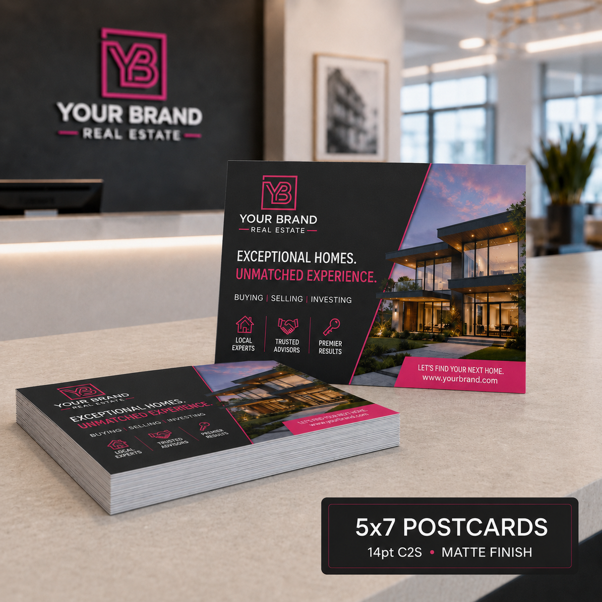 Postcards 14PT + Matte Finish