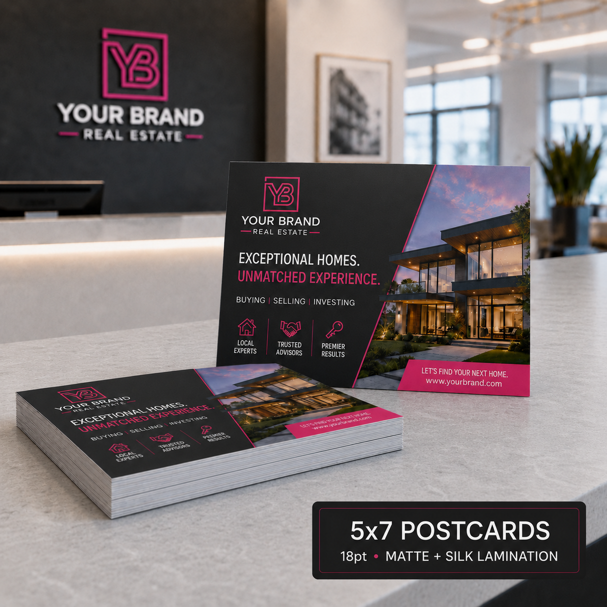 Postcards 18PT Matte / Silk Lamination