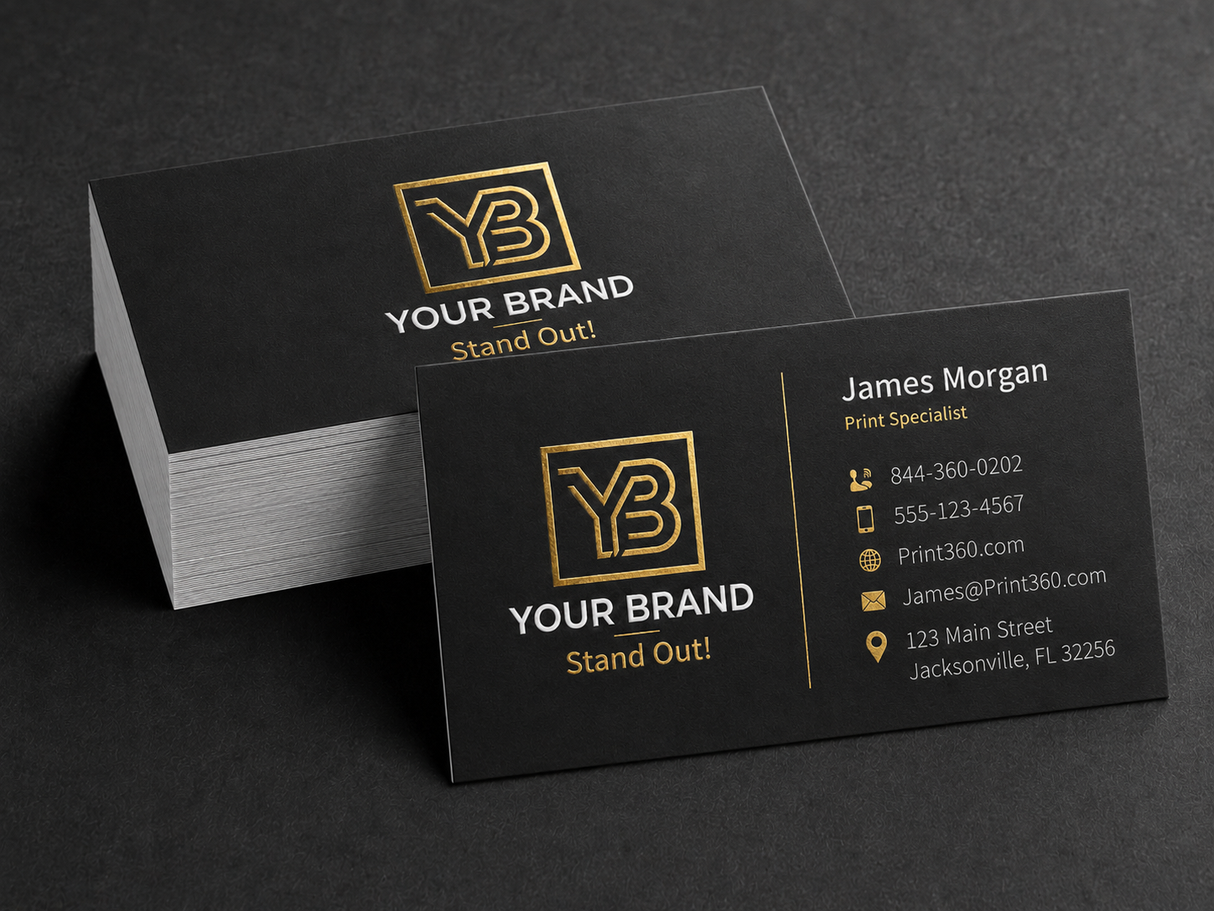 Metallic Foil Business Cards