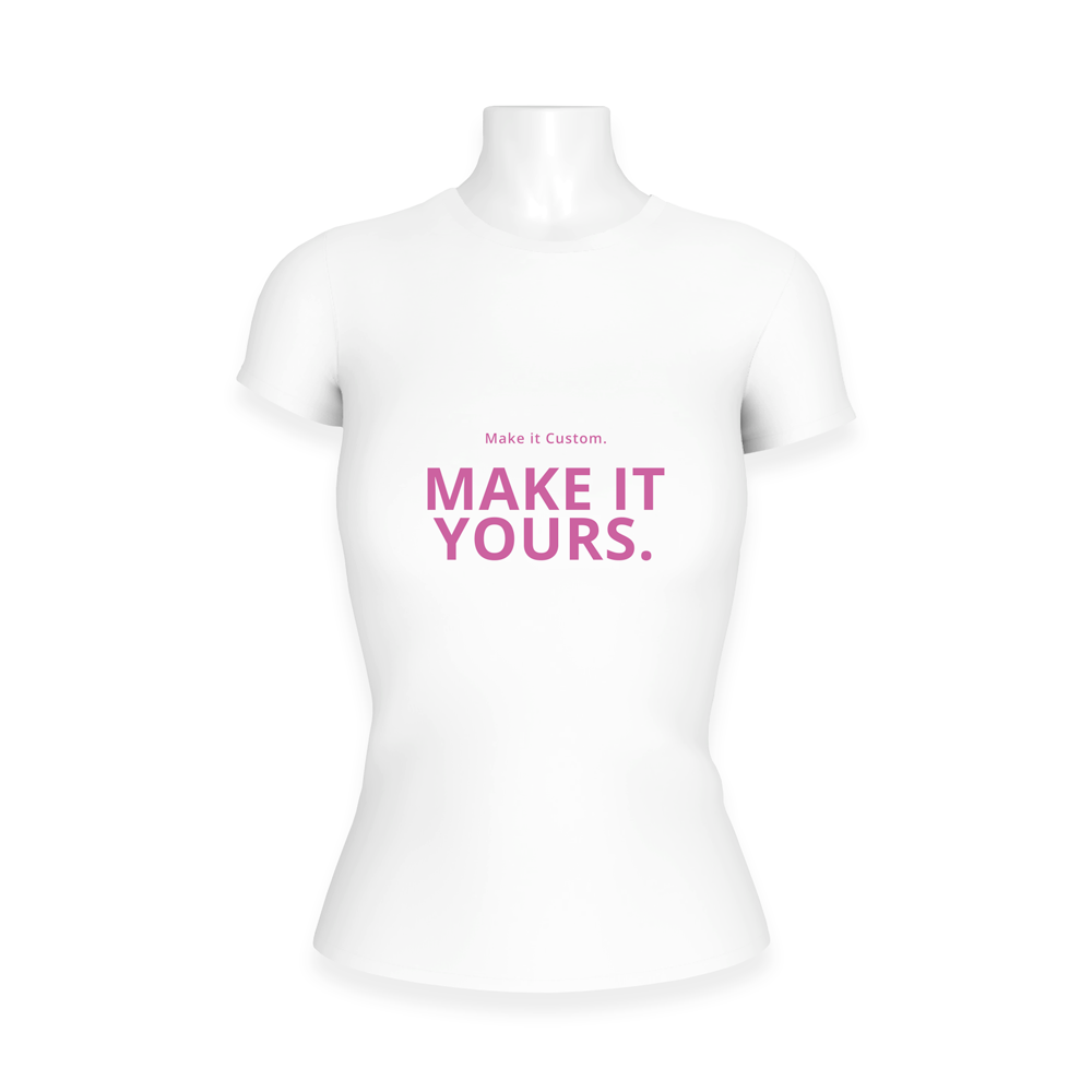 Women’s Round Neck T-Shirt - 3D