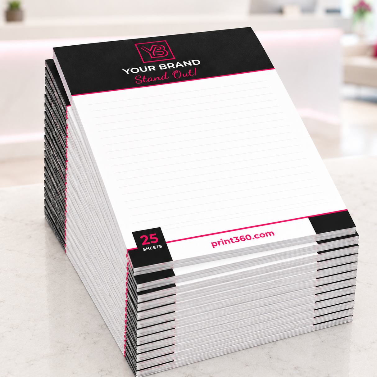Notepads 60LB Uncoated (25 pages)