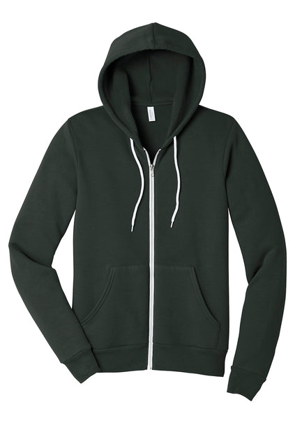 BELLA+CANVAS® Unisex Sponge Fleece Full-Zip Hoodie