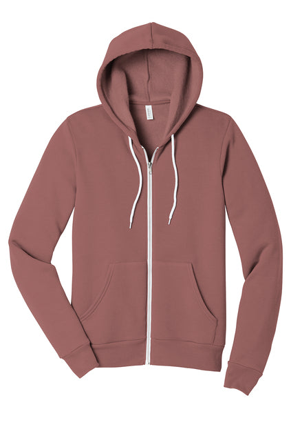 BELLA+CANVAS® Unisex Sponge Fleece Full-Zip Hoodie