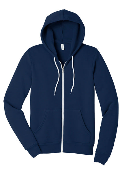 BELLA+CANVAS® Unisex Sponge Fleece Full-Zip Hoodie